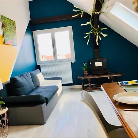 Apartament Le Cosy Calme Et Confortable Avec Parking Gratuit Proche Du Centre De Strasbourg, Du Parlement Europeen Et Du Wacken De 1 A 24 Voyageurs